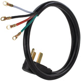 Certified Appliance Accessories 4-Wire Eyelet 50-Amp Range Cord, 4ft