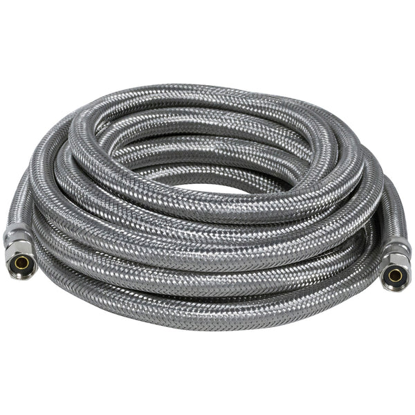 Braided Stainless Steel Ice Maker Connector, 15ft – Certified Appliance  Accessories