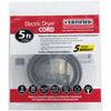 Certified Appliance Accessories 90-1012 3-Wire Open-End-Connector 30-Amp Dryer Cord, 5ft (Gray)