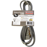Certified Appliance Accessories 15-0309 15-Amp Grounded Appliance Extension Cord, 9ft (Gray)