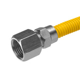 Coated Flexible Gas Connector, 3/8-In. OD, 1/2-In. MIP x 1/2-In. FIP
