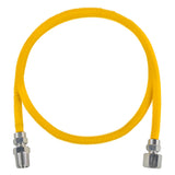Coated Flexible Gas Connector, 3/8-In. OD, 1/2-In. MIP x 1/2-In. FIP