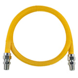 Coated Flexible Gas Connector, 5/8-In. OD, 1/2-In. MIP x 1/2-In. MIP