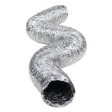 Gas or Electric Flex Dryer Vent Transition Duct with Clamps, 5 Ft.