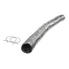 Gas or Electric Flex Dryer Vent Transition Duct with Clamps, 5 Ft.