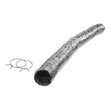 Gas or Electric Flex Dryer Vent Transition Duct with Clamps, 5 Ft.