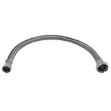 Braided Stainless Steel Faucet Supply Line, 3/8 In. FCM x 1/2 In. FIP, 20 In.