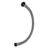 Braided Stainless Steel Faucet Supply Line, 3/8 In. FCM x 1/2 In. FIP, 20 In.