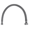 Braided Stainless Steel Faucet Supply Line, 3/8 In. FCM x 1/2 In. FIP, 20 In.