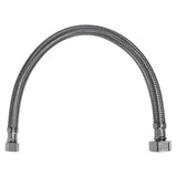 Braided Stainless Steel Faucet Supply Line, 3/8 In. FCM x 1/2 In. FIP, 20 In.