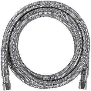 Braided Stainless Steel PEX Ice Maker Connector, 10 Ft.