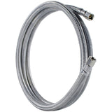 Braided Stainless Steel PEX Ice Maker Connector, 5 Ft.