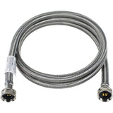 Braided Stainless Steel Steam Dryer Installation Kit, 6 Ft.