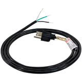 Certified Appliance Accessories 10-Amp Grounded Straight Plug Head Power Supply Cord, 3ft