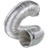Certified Appliance Accessories 080163 Semi-Rigid Dryer Vent Duct, 8ft (Silver)