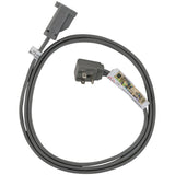 15-Amp Grounded Appliance Extension Cord, 12ft (Gray)