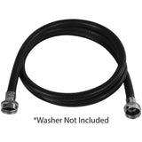 WM60BR Black EPDM Washing Machine Hose, 5ft