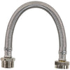Certified Appliance Accessories WI12SSFM Braided Stainless Steel Water-Inlet Hose, 1ft (Silver)