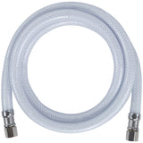 Certified Appliance Accessories IM60P PVC Ice Maker Connector with 1/4" Compression, 5ft (White)