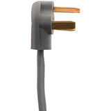Certified Appliance Accessories 90-1012 3-Wire Open-End-Connector 30-Amp Dryer Cord, 5ft (Gray)