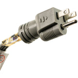 Certified Appliance Accessories 15-Amp Grounded Straight Plug Head Power Supply Cord, 3ft