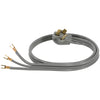 Certified Appliance Accessories 90-1052 3-Wire Open-End-Connector 40-Amp Range Cord, 5ft (Gray)