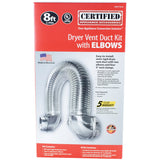 Dryer Vent Duct Kit with Elbows