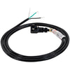 Certified Appliance Accessories 15-0336 10-Amp Grounded Right-Angle Plug Head Power Supply Cord, 6ft (Black)