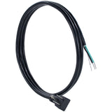 Certified Appliance Accessories 15-0336 10-Amp Grounded Right-Angle Plug Head Power Supply Cord, 6ft (Black)