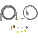 Certified Appliance Accessories DWKITST Dishwasher Installation Kit with Straight Plug Head (Multicolored)