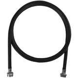 Black EPDM Washing Machine Hose, 8ft