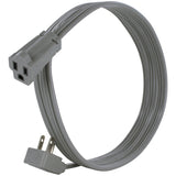 Certified Appliance Accessories 15-0309 15-Amp Grounded Appliance Extension Cord, 9ft (Gray)
