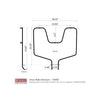 Certified Appliance Accessories 52002 Replacement Oven Bake Element for GE & Hotpoint WB44K10005 (Gray)