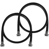 WM72BR2PK 2 pk Black EPDM Washing Machine Hoses, 6ft