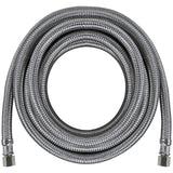 Braided Stainless Steel Ice Maker Connector, 15ft