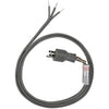 Certified Appliance Accessories 15-Amp Grounded Straight Plug Head Power Supply Cord, 3ft