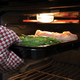 Heavy-Duty Porcelain Broiler Pan & Grill Set