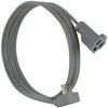 15-Amp Grounded Appliance Extension Cord, 12ft (Gray)