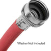 WM48RDR Red EPDM Washing Machine Hose, 4ft