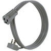 15-Amp Grounded Appliance Extension Cord, 12ft (Gray)