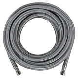 Certified Appliance Accessories Braided Stainless Steel Ice Maker Connector, 25ft