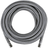 Certified Appliance Accessories Braided Stainless Steel Ice Maker Connector, 25ft