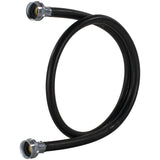 WM72BR2PK 2 pk Black EPDM Washing Machine Hoses, 6ft