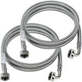 Certified Appliance Accessories Washing Machine Hose – 5 Ft., Stainless Steel Braided – Model WM60SSFFB