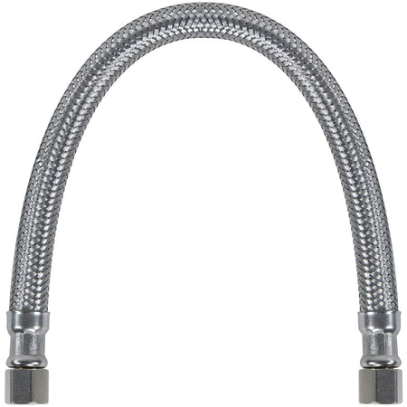 thumbnail image 2 of HQRP 6ft Stainless Steel Water Supply Line For Refrigerator / Ice Maker - 1/4" Comp X 1/4" Comp 2 of 4