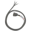 Certified Appliance Accessories 15-0346 15-Amp Grounded Right-Angle Plug Head Power Supply Cord, 6ft (Gray)