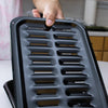 Heavy-Duty Porcelain Broiler Pan & Grill Set