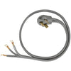 Certified Appliance Accessories 90-1052 3-Wire Open-End-Connector 40-Amp Range Cord, 5ft (Gray)