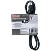 Certified Appliance Accessories 10-Amp Grounded Straight Plug Head Power Supply Cord, 3ft