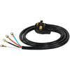 Electric Dryer Duct Kit with 4-Wire 30-Amp 6ft Cord